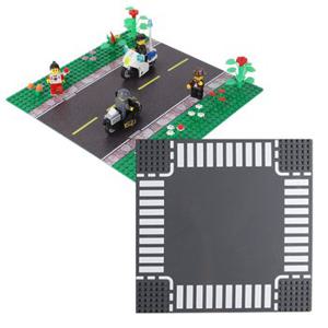 레고 도로 십자도로 레고판 대형 놀이판 조립판 듀플로판 레고듀플로 블럭판 밑판 스트리트 바닥용 T140