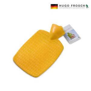 독일 휴고프로쉬 보온물주머니 핫팩 클래식 트위스트 노커버 오렌지 1.8L