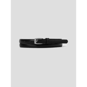 [리얼레더] 15mm 에센셜 사각 버클 벨트  블랙 (19478OWY15)