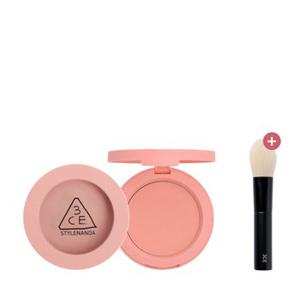 3CE FACE BLUSH 페이스 블러쉬 2개 [증정]벨벳 립 틴트 미니 1.5g(랜덤)