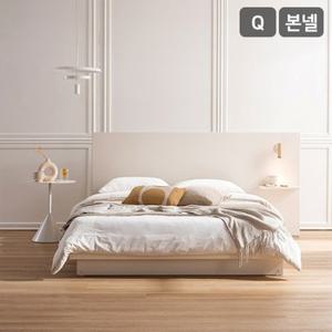 [조명+협탁포함]리움 LED 조명 호텔식 와이드 침대(본넬 매트리스-퀸)