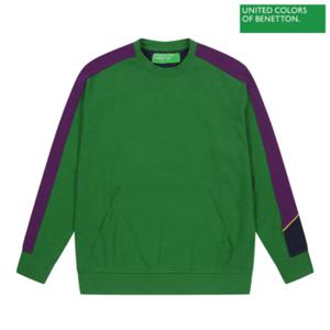 베네통 Color combination sweatshirt 2F_3CMAU1035_903