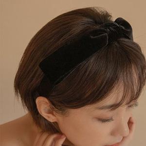 [레드벨벳 아이린 착용] PRH038 BLACK VELVET HAIRBAND