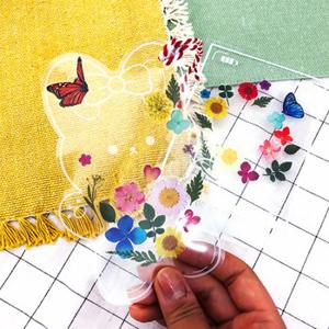 누름꽃 압화 투명 스티커 책갈피 만들기 - 호랑나비 E세트