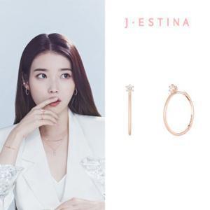 아이유 PICK WHITEMOND 14K 귀걸이 (JJMBEQ1BF532R4000)