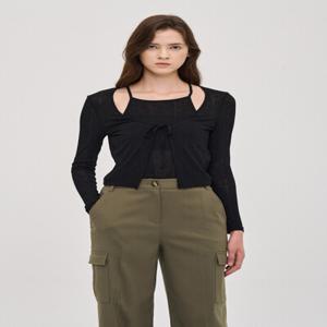 가디건 프론트 저지 탑