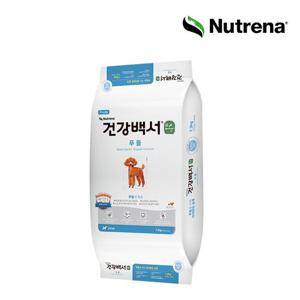 건강백서 강아지사료 전연령용 순 푸들 7.2KG