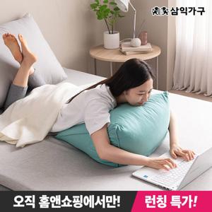 [삼익가구]카롱카롱 왕 삼각 등받이쿠션 헤드쿠션(소형)