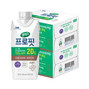 [셀렉스]프로핏 웨이프로틴 드링크 초콜릿 330ml 12팩 2박스(총 24팩)  스포츠 단백질음료 더단백