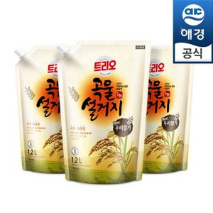 트리오 곡물설거지 우리밀 1200ml×3개