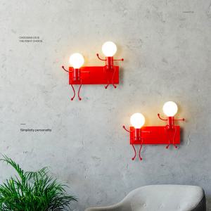 사람램프 거실 조명 램프 LED 인테리어 장식 벽조명