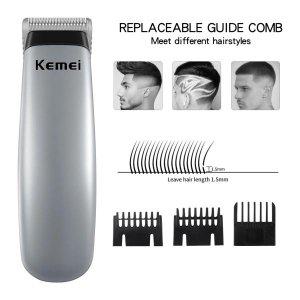 이발기 전문가용 바리깡 기구 기계 Kemei KM666 전기 헤어 클리퍼 전문 미니 휴대용 커팅 수염 이발 남성