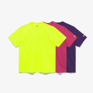 [국내정식매장] 뉴에라 반팔 티셔츠 에센셜 멀티 컬러 3팩 포켓