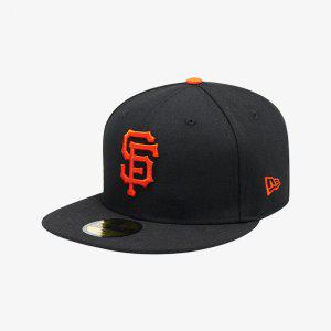 [국내정식매장] 뉴에라 스냅백 MLB 어센틱 샌프란시스코 자이언츠 게임 블랙 모자