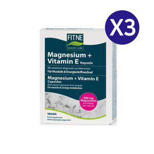 피트네 마그네슘 & 비타민E 60캡슐 X3