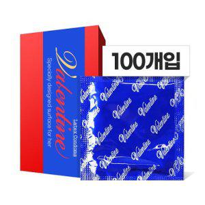 한국라텍스 발렌타인 초박형 100p 콘돔 대용량