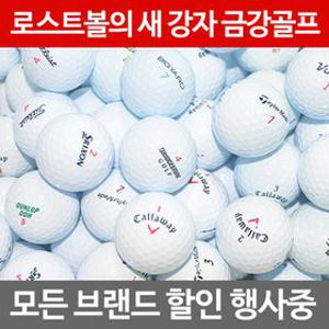 당일발송 손세척로스트볼 60개~유명브랜드 골프공