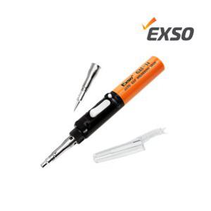 [엑소] EXSO/ 휴대용 가스 인두기 GAI-14/납땜기/무선/휴대용인두기/순간점화/실용적