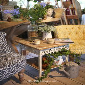 정원 테라스 가정 장식 경적 레이스 꽃 스탠드 테이블