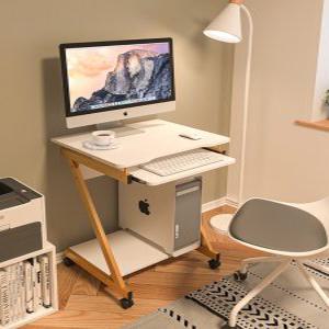 이동식 컴퓨터 책상 위 테이블 침대 옆 탁자 홈 심플 책상 침실 학생 미니 컴퓨터 책상 소형 크기