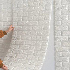 붙이는 벽돌 패턴 벽지 DIY 도배 70cm