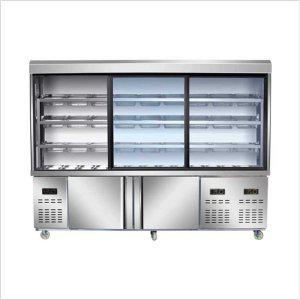 음식점 훠거 쇼케이스 냉장고 디스플레이 캐비닛 채소