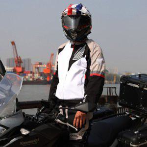 혼다 사계절 오토바이 라이딩자켓 상의 통기성 바이크 레이싱복 랠리복 보호패드 커버