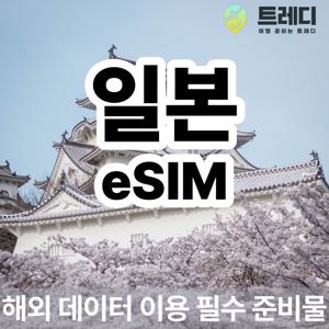 [~10분 보장] 일본 데일리 eSIM  - 해외 여행 데이터 로밍 필수