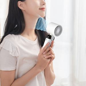 휴대용 급속 에어컨냉각펜 선풍기 네이비 블루