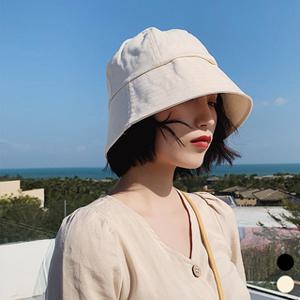 루즈핏 버킷햇 무지 벙거지 모자