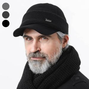 남성 니트 방한모 겨울 군밤모자 등산 낚시 볼캡 중장년 3컬러