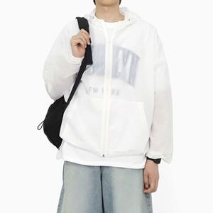 스콰즈 남자 시어 바람막이 방수 나일론 바스락 후드집업  SRAT061