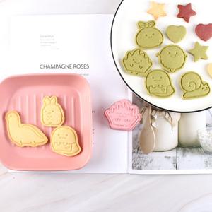 8개, 일본 애니메이션 피규어 쿠키 커터, 귀여운 카와이 쿠키 새길이, 페이스트리 커터 세트, 비스킷 금형, 베이킹 도구, 주방용품
