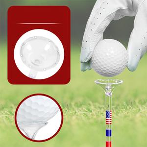 30개 골프 시트, 골프 시트 3 1/4 인치 파괴 불가능 투명 아크릴, 플라스틱 골프 시트는 측면 스핀과 마찰을 줄이고, 대형 컵과 8개 발톱 골프 액세서리가 있는 긴 골프 시트 벌크