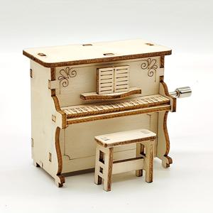 창의적인 수제 DIY 기술 소규모 생산 음악 피아노 나무 조합