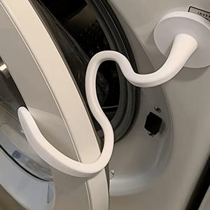 마그네틱 전면 부하 세탁기 도어 지지대 - 유연한 지지대로 세탁기 도어를 열어 안정적으로 유지 - 대부분의 세탁기 및 RV 세탁실 도어에 적합 - 2.6인치/66mm 마그네틱 베이스