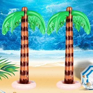 비치 및 수영장 파티용 부품으로 사용할 1개의 팔미나무 모양의 부품, 하와이안 연회나 이벤트를 위한 열정과 재미를 더해주는 열대적 분위기의 이스터 선물