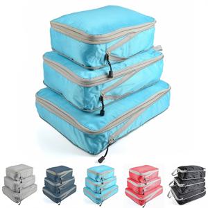 3pcs / Set 압축 보관 가방, 방수 휴대용 보관 가방 조직자