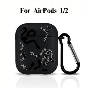 AirPods1/2, AirPods3, Airpods Pro, AirPods Pro(2세대)용 스네이크 그래픽 헤드폰 케이스, 생일, 여자친구, 남자친구, 친구 또는 자신을 위한 선물