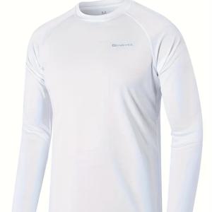 다양한 색상의 남성 래쉬 가드 셔츠, 달리기, 낚시, 하이킹, 사이클링, 훈련을 위한 야외 운동 태양 보호 운동 긴팔 셔츠