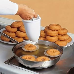 1PC 메이커 만들기 DIY 베이킹 도구 젖 짜기 기계 베이킹 금형 도넛 만들기 금형 프레스 기계 도넛 만들기 디저트 베이킹 도구 호텔, 레스토랑, 대량 주방 용품 및 식기 용 도넛 금형 Eid Al-Adha Mubarak