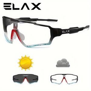 남성과 여성을 위한 ELAX 광학 변색 사이클링 안경, MTB 자전거 스포츠 야구 축구 소프트볼 안경