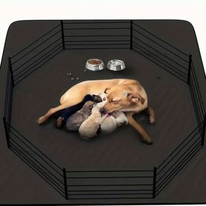 Extra Large 방수 개 패드 - 강아지 훈련, 플레이펜 및 차량 보호용 재사용 가능한 애완 동물 매트