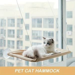 코지 네스트 - 사계절용 고양이 창문 퍼치, 쉬운 청소, 탈착 가능한 해먹 침대