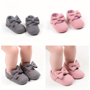 아기 소년 소녀 Bowknot 통기성 편안한 미끄럼 방지 어린이 신발 첫 워커 신생아 유아, 봄, 여름