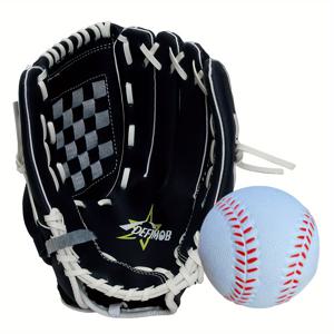 공이 있는 야구 글러브, 초보자용 소프트볼 장갑, 훈련 야구 글러브, 소프트볼 연습 장비