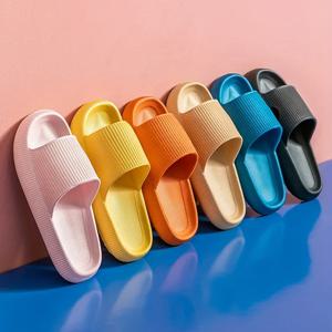 실내 EVA 베개 슬라이드, 슈퍼 소프트 솔리드 컬러 내마모성 신발, 가정용 욕실 플랫폼 슬라이드