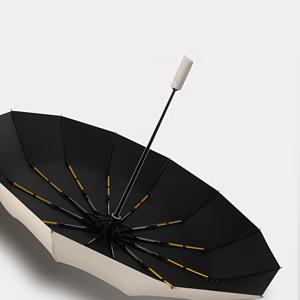 접이식 12본 자동우산, 해와 비에도 사용 가능한 비닐 우산