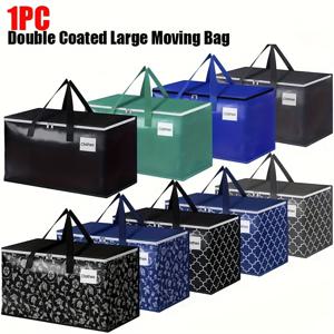 1PC 대용량 이동용 지퍼 가방, 가벼운 다기능 수하물 가방, 휴대용 방진 가방