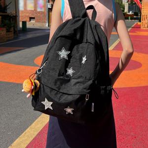 귀여운 별장식 배낭, 예쁜 대학교 학교용 가방, 여행 출퇴근용 배낭 & 노트북 가방